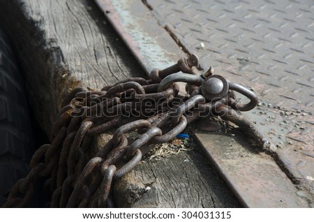 chain for boat control in transportation  industry