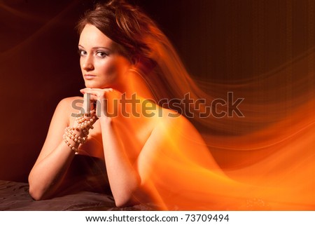Young Women portrait with Photographic Effects
