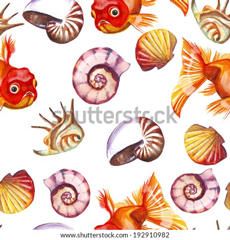 sea world fish pattern