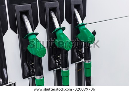 Refill and filling Oil Gas Fuel at station petrol