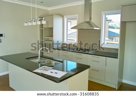 modern designer kitchen