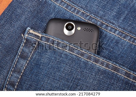 phone with a camera in your pocket jeans