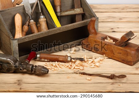 Old carpenter tools