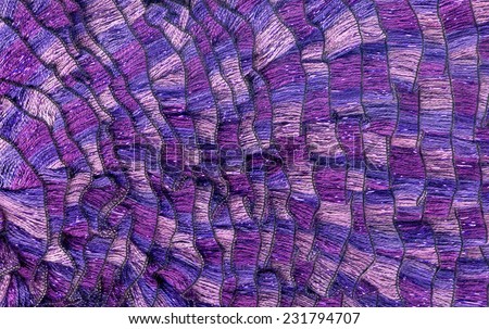 Background - texture of colorful knitting - Purple