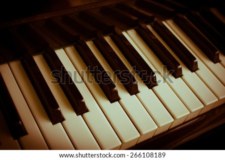 vintage piano background