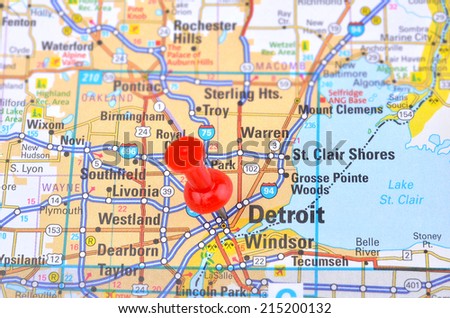 Detroit and Map