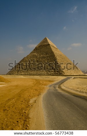 Pyramid in Giza, the only one of the Seven Wonders of the Ancient World