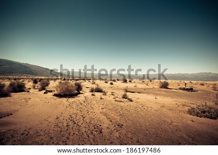 Dry & barren land terrain like Mars