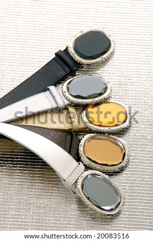 set of fashion belts