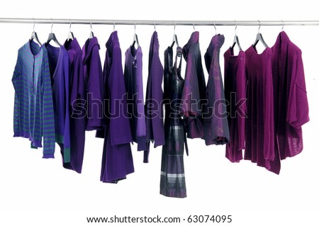 Winter Clothes On Racks