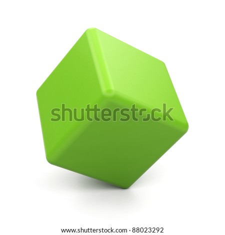 green cube