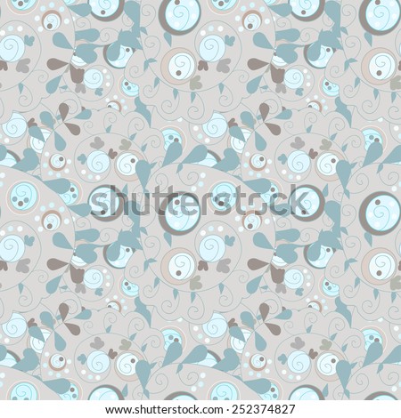 Seamless abstract hand-drawn ornament pattern, wavy background. Seamless pattern can be used for wallpaper, pattern fills, web page background,surface textures. Gorgeous raster