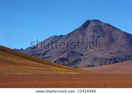 Dormant volcano in Atacama Desert, Chile