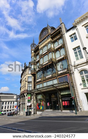 BRUSSELS - SEPTEMBER 15:  The Musical Instrument Museum (MIM), internationally renowned for its collection of over 8000 instruments, taken on September 15, 2014 in Brussels, Belgium