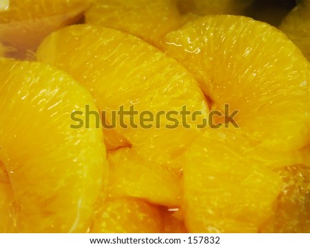 peeled orange slices