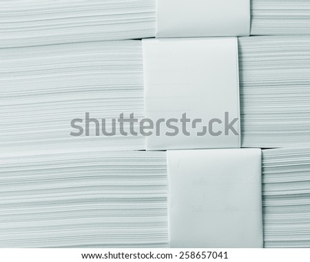 background of  Stack white paper, Stack white paper background.