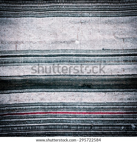 Vintage fabric background,The fabric of Thailand.