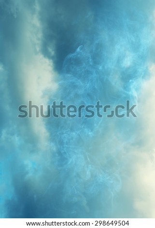 smoke and cloud.Artistic abstraction composed of nebulous, abstract background