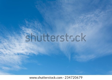Blue sky in summer As Celestial Art