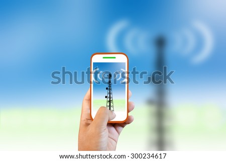 Mobile camera cell phone towers.