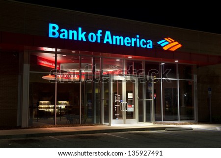 bank america night jacksonville branch located mar florida fl shutterstock search
