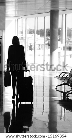 Business Woman at the Airport