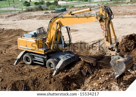 Tracker excavating