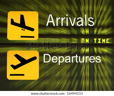 Arrival Departure Flight Board Stock Photo 16494151 : Shutterstock