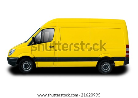 Yellow Delivery Van