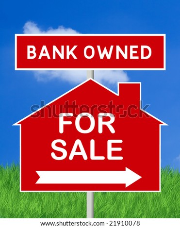 Bank Owned For Sale Sign