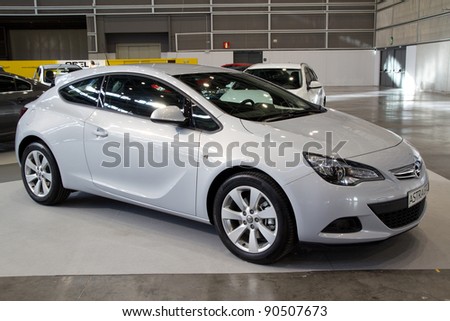 A 2012 Opel Astra GTC on