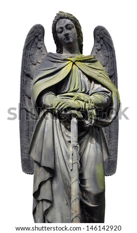 Sculpture of Angel at a Prague cemetery Sculpture of Angel at a Prague cemetery