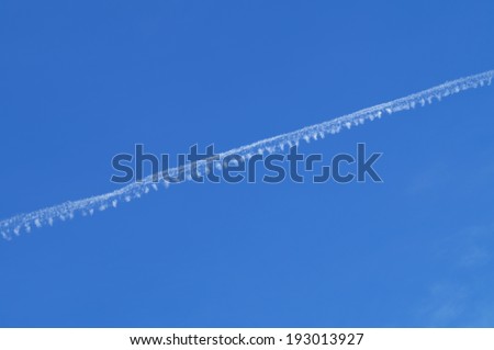 Geo engineering through airplane chemical trails.