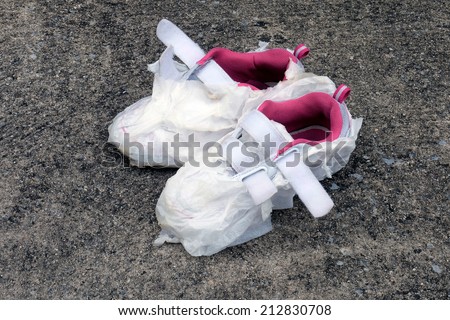 One technique to clean dirty shoes is to put wet tissue papers over sport shoes, when tissue dry it pulls some dirt off