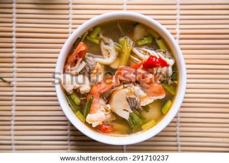 Tom Yum Koog Clear Soup Style