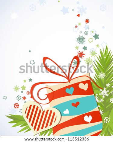 Christmas Gift Vector - 113512336 : Shutterstock