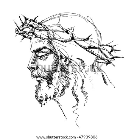 crown of thorns clipart. crown of thorns sketch