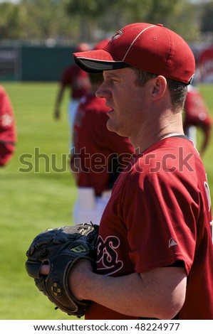 KISSIMMEE, FLORIDA - MARCH 6: Roy Oswalt of the Houston Astros warms up prior to his start against the Atlanta Braves on March 6, 2010 in Kissimmee, Florida