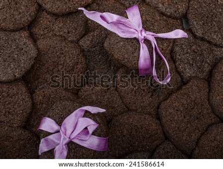 Dark chocolate biscuits, homemade, 80 percent chocolate