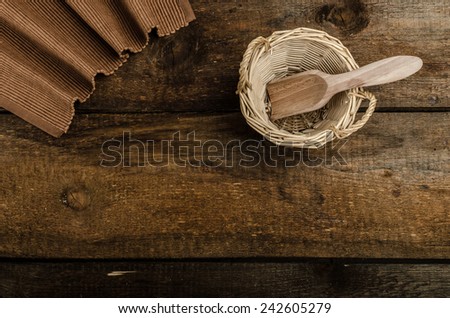 Wooden background, space for advertising text, real wood