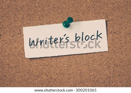 Writer\'s block