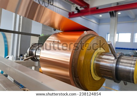 details of copper foil bending machine in high voltage transformer making plant