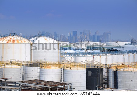 chemical and gas storage tanks
