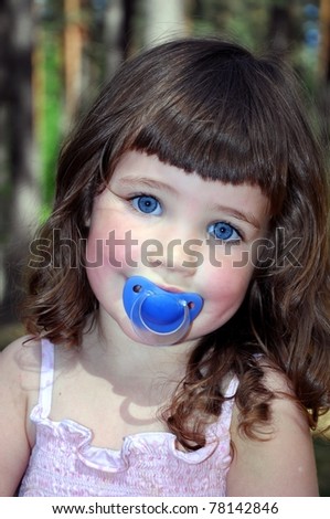 Girl With Pacifier