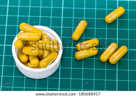 Turmeric capsules