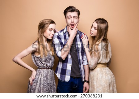 Love triangle jealous girl hi-res stock photography and images - Alamy