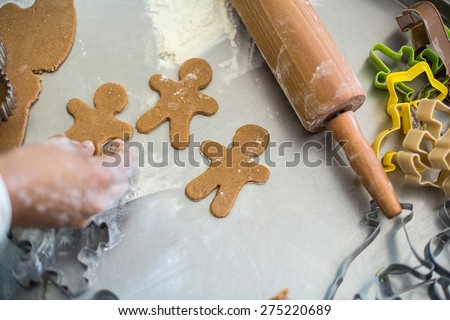 roll the dough and cut molds