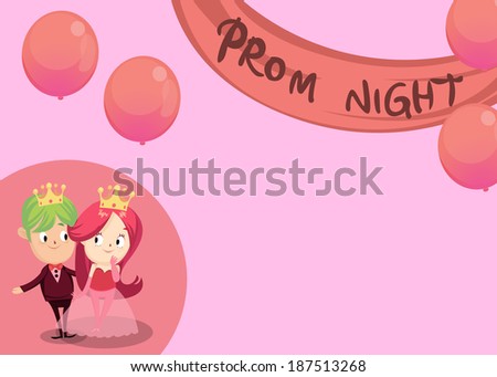 Party Card - Miori and Matthew at Prom Night