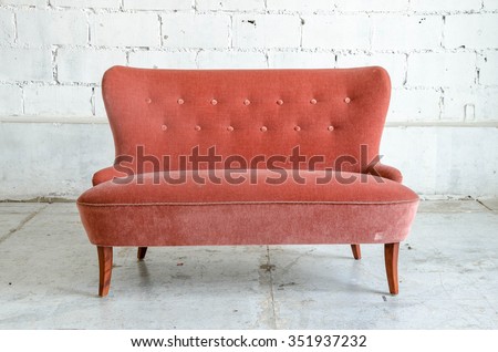 Classical style Armchair sofa couch in vintage room