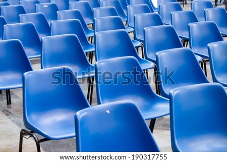 Chairs in a congress or conference
